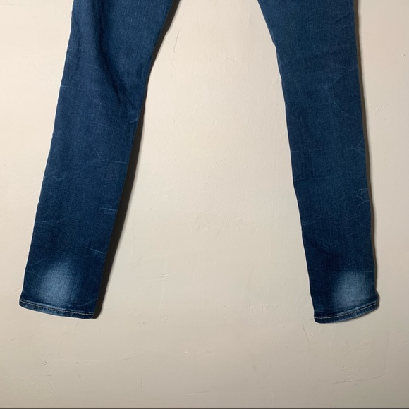 Rock revival Jessica low rise skinny jean sz 26 Embroidered back flap pockets - Picture 9 of 16